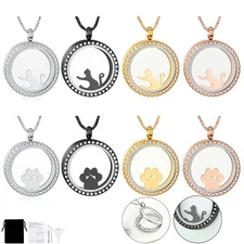 Personalized Pet Urn Necklace for Dog/Cat Ashes Cremation Memorial Keepsake Urn
