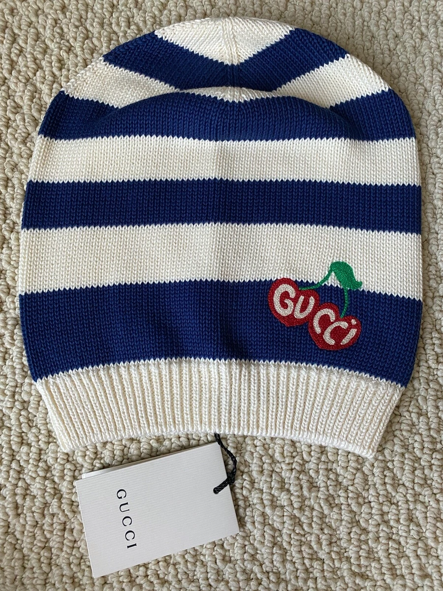 Gucci Monogram Beanie Hat in Natural