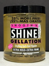 Smooth 'N Shine Polishing Gellation Styling Gel Extra Hold Alcohol Free - 20 oz