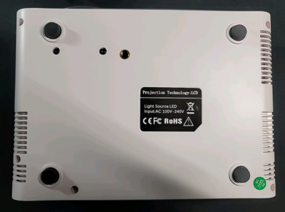 LED SOURCE ポータブルLEDプロジェクター LED Source White Portable LED Projector With Higher Resolution +