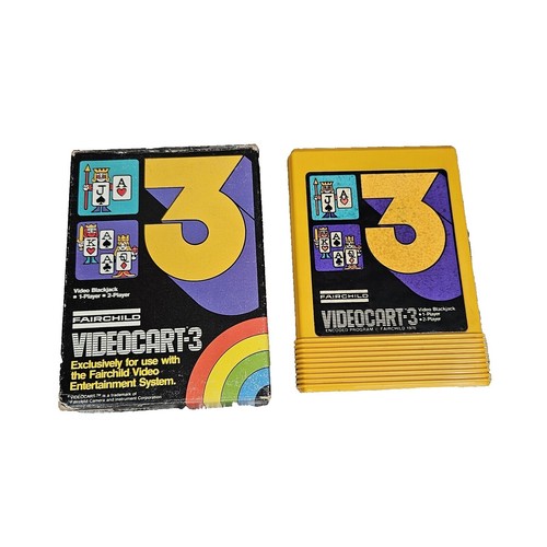 Cartouche Whizball Pour Fairchild Channel F (Videocart 20) - Jeu Rétro Très Bon état