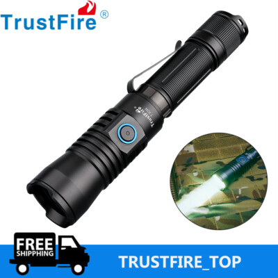 #ad Trustfire White Laser 1100M Tactical LEP Flashlight Outdoor Hunting Torch Light $17.19