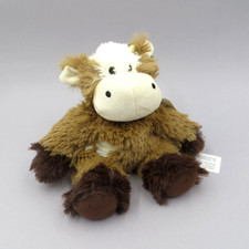 WARMIES JUNIOR Brown Cow Plush Lavender Scent Therapy Microwave Warmth