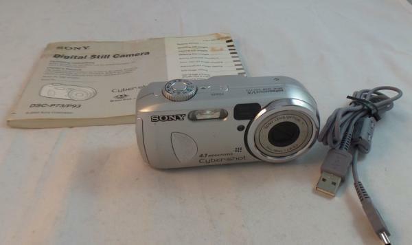 Sony Cyber-shot DSC-P73 4.1MP Digital Camera - Silver for Sony Cyber-shot DSC-P73 4.1MP Digital Camera - Silver for