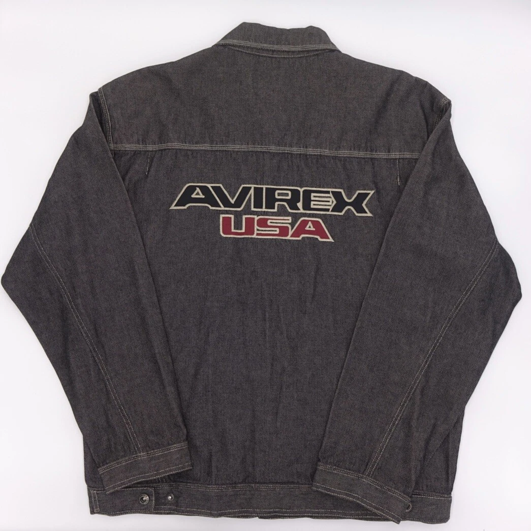Avirex jeans jacket sale