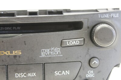 2008 2009 Lexus ISF oem mark levinson radio stereo cd player 86120