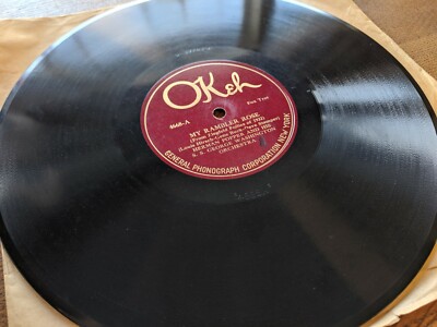 78rpm Herman Popper OKEH 4668 My Rambler Rose / List'ning On Some