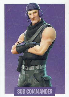 Panini Fortnite Serie 1 2019 Sticker Epic Games Sticker Nr. # 321 Sub Commander