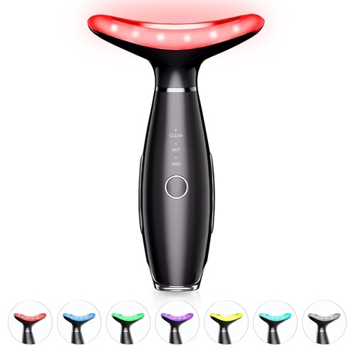 7 Color Neck Face Massager - Facial Massager Tool for Skin Care at Home, Vibrati