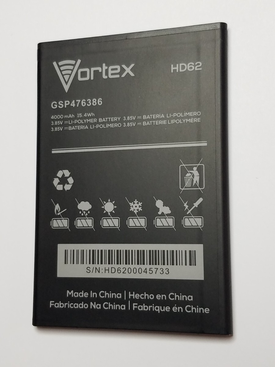 For Obama Vortex HD62 GSP356491AR 2800mAh 3.8V Li-ion