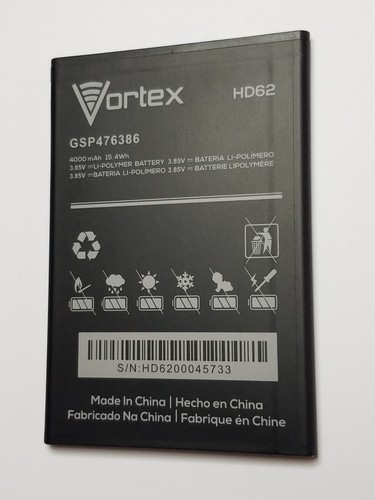 NUOVO SIGILLATO per Vortex HD62 custodia telefono vetro