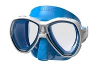 Seac Ischia Kinder Schnorchelmaske Taucherbrille Tauchermaske Schwimmbrille Blau