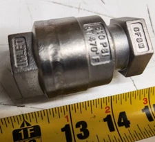 WMC 8317 1/2" FNPT CF8M Stainless Steel Straight In-Line Check Valve 750 CWP NeW
