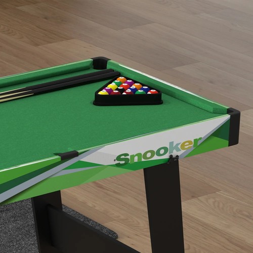 Indoor Mini Pool Table Set With 2 Cues Foldable Space Saving Billard Tables - Picture 9 of 11
