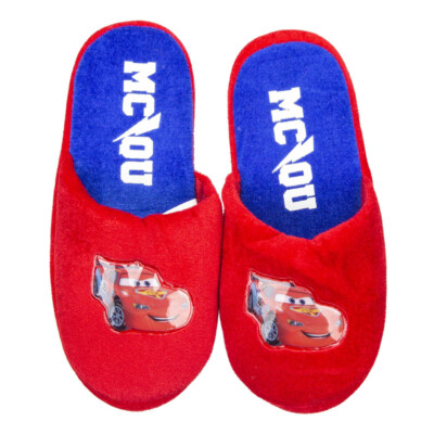  Cars Pantoffeln Jungen Hausschuhe rot blau Slipper DisneySchuhe Liznezware orgi