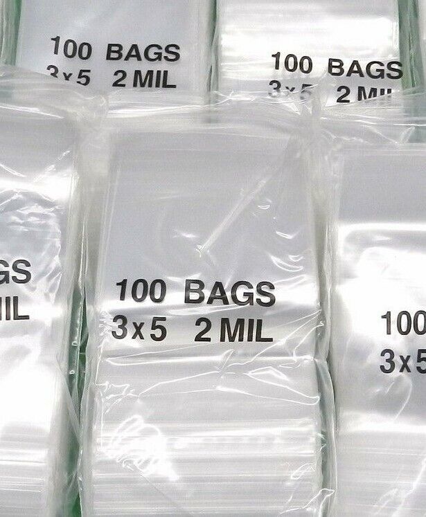 Small Plastic Bags, 300 PCS Mini Baggies, 3 Assorted Sizes, Transparent  Jewelry Bags Reclosable, Clear Zip lock Bags, Resealable Poly Bags for  Pill