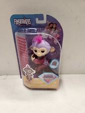 NEW Special Edition FINGERLINGS Glitz monkey purple with pink glitter and hair