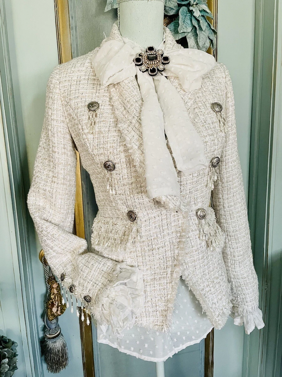 cream chanel jacket