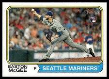 2023 Topps Heritage Easton McGee #178 Rookie RC Seattle Mariners