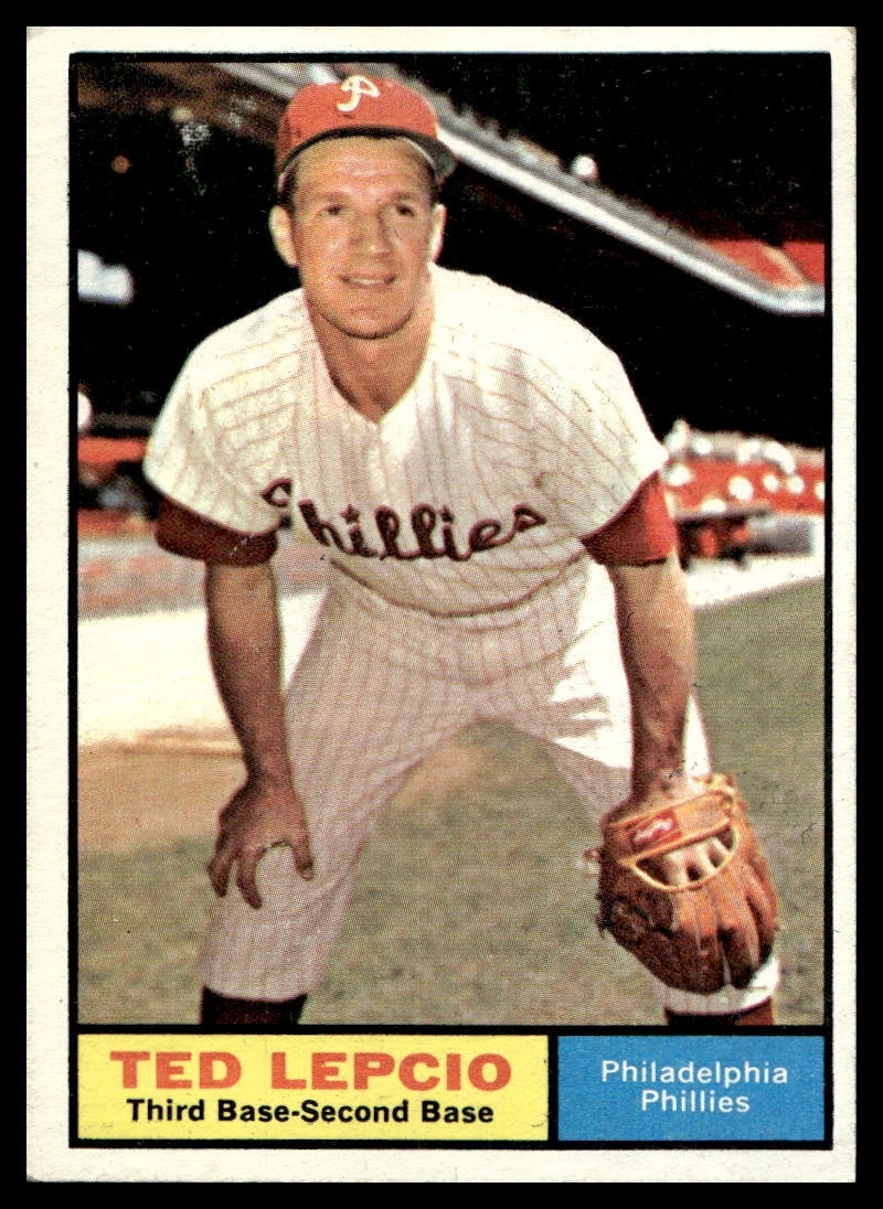 1961 Topps #234 Ted Lepcio Philadelphia Phillies EX-EXMINT