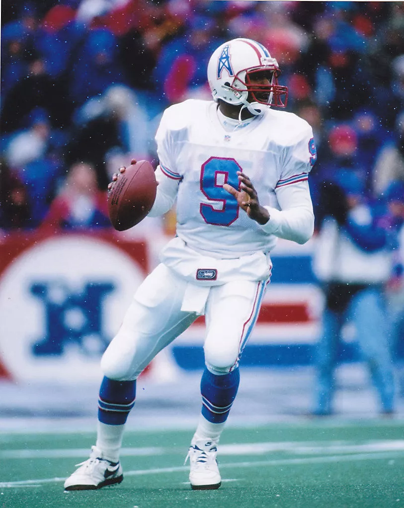 STEVE McNAIR 8X10 PHOTO HOUSTON OILERS TENNESSEE FOOTBALL PICTURE NFL | eBay