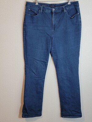 charter club jeans womens size 18 prescott bootcut high rise