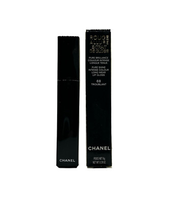 CHANEL - ROUGE ALLURE EXTRAIT DE GLOSS - LONG WEAR LIP GLOSS - 68 TROUBLANT 8g