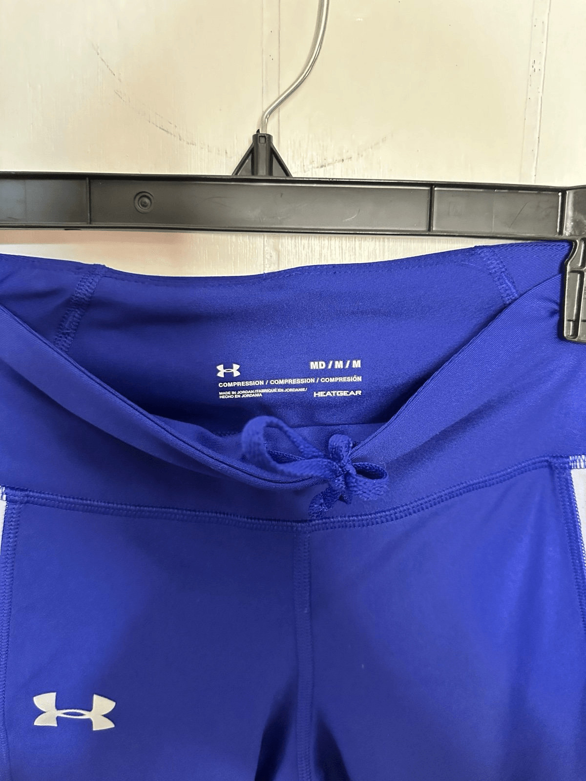 Under Armour Blue Split Cropped/Capri Compression… - image 4