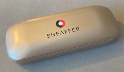 Vintage NIB SHEAFFER White Dot Prelude Brushed Chrome Ballpoint Pen Pencil Set
