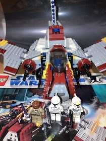 Lego Star Wars 8019 Republic Attack Shuttle 100% Complete Mace Windu Jedi Minifig