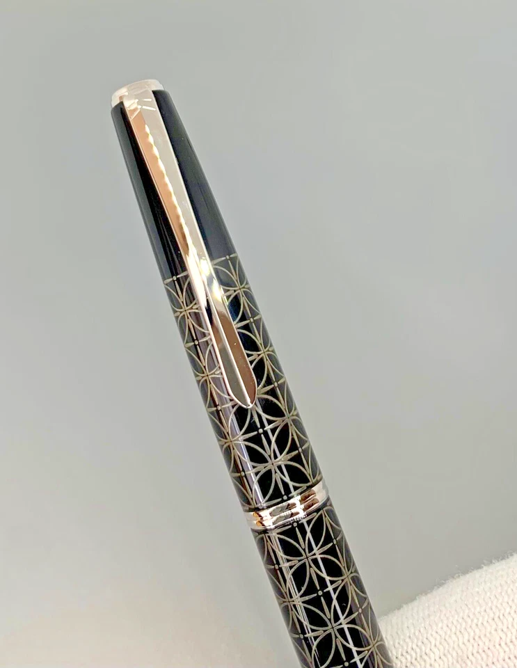 [Near Mint] PILOT Hiramaki-e SHIPPO 14K Nib Medium Art Craft FD-3MP-SPO-M - Image 2 of 4