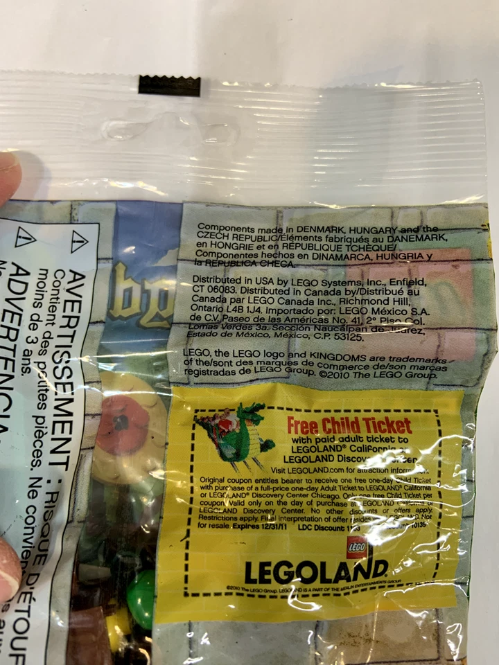 LEGO Kingdoms 30062 Target práctica bolsa de polietileno de 2010 caballero arco flecha lanzas Foto 4 de 4