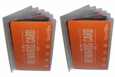 Set of 2 Plastic Wallet Insert Replacement Picture Card Holder Trifold 6 Page