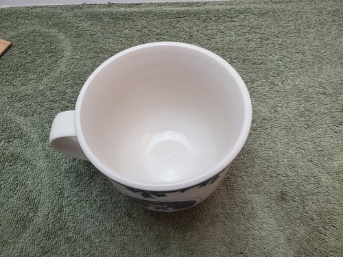 1 Folkcraft Stoneware Cameo Snowman coffee mug/cup - Picture 4 of 7