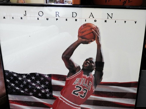 Michael Jordan Signed Olympics Barcelona 1992 Framed Poster with PSA  - Picture 4 of 6