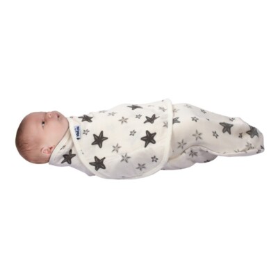 Swaddle Schlafsack Baby Pucktuch Wickeltuch BIO Baumwolle Mull Sack 306-73Winnie