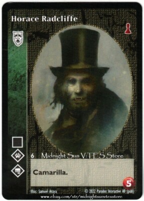 Horace Radcliffe Nosferatu New Blood 2022 V:TES VTES Vampire CCG
