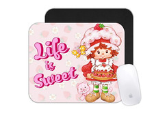 Custom Mouse Pad Personalized Photo Office Desk Mat Strawberry Brite Besties