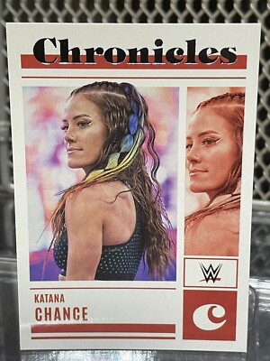 2023 Panini Chronicles WWE Katana Chance Wrestling Card #68 Kacy Katanzaro Ninja