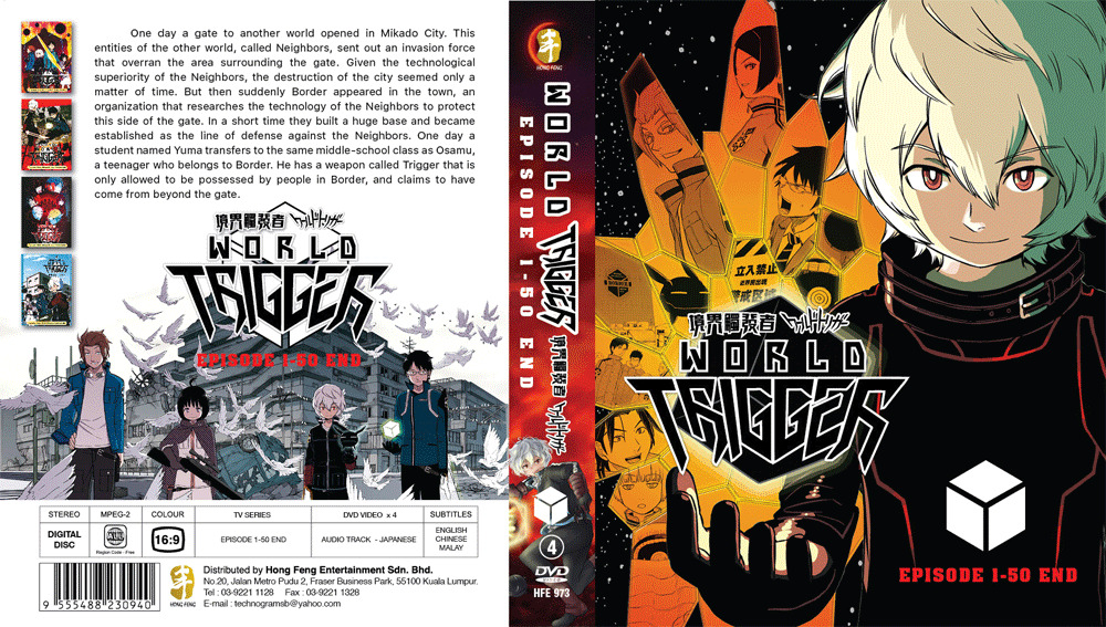 Anime World Trigger Season 2 TV 1 - 25 End Complete DVD for sale