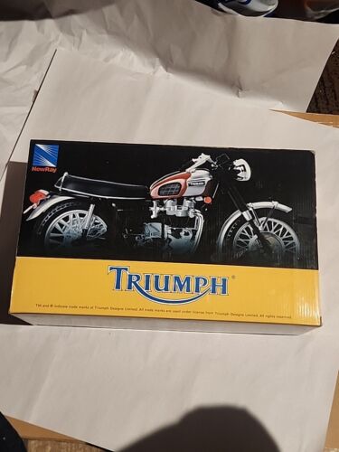 1/6 Newray Triumph Moto Diecast FonzJames Dean Brando Gran Ciclo de Escape - Imagen 19 de 21