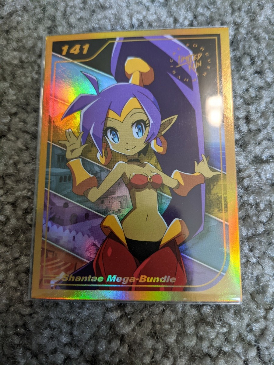 Shantae Mega Bundle Limited Run Games Series Trading Card #141 GOLD RARE