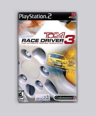 TOCA RACE DRIVER 3 / PS2 - 2''x3'' FRIDGE MAGNET (playstation 2 retro