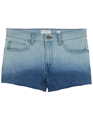 Lucky Brand Women's Rain Ombre Mid Rise Cut Off Jean Shorts,