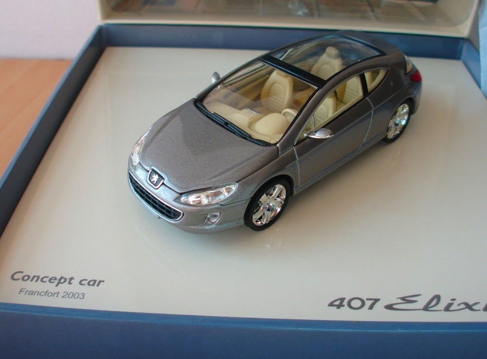 1/43 Peugeot 407 Elixir Concept Diecast Model Car by Norev 474730