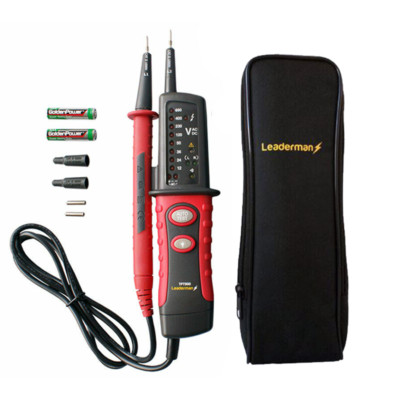 Leaderman TPT900 LED 2-poliger Spannungs- & Durchgangsprüfer + LDM-C1 Gehäuse