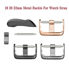 Metal Watch Strap Buckle Stainless Steel Colorful Durable Rod Pin Clasp 18-22mm