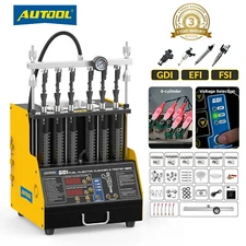 AUTOOL CT400 GDI TSI Fuel Injector Cleaner Tester Ultrasonic Cleaning Machine 