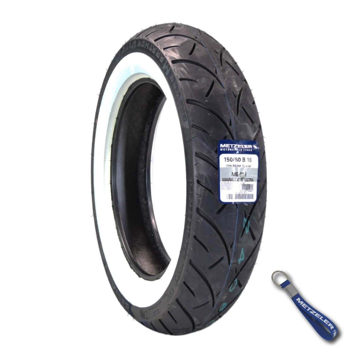 Metzeler ME 888 Marathon Ultra White Wall 150/80 B16 REINF Rear