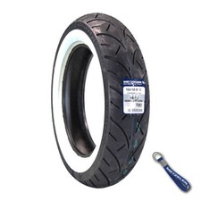 Metzeler Me 888 Marathon Ultra White Wall 15080 B16 Reinf Rear Tire W Keychain